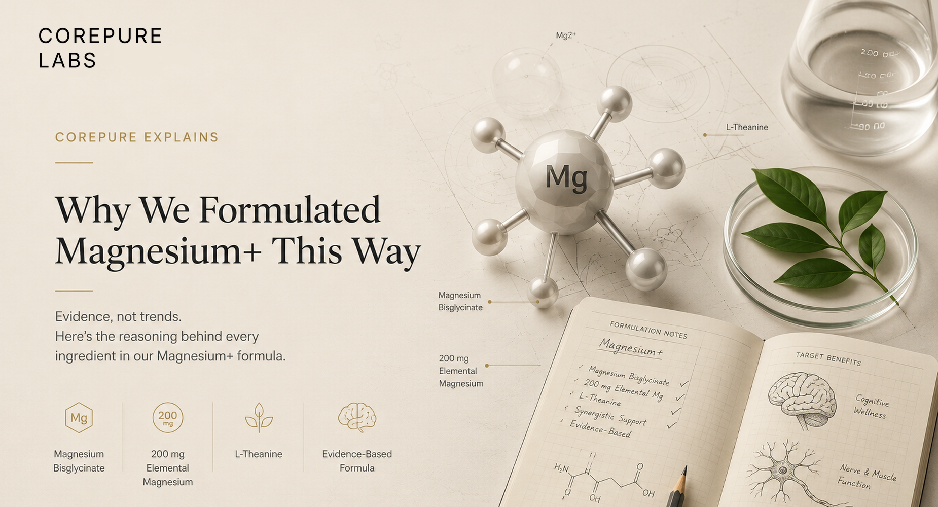 CorePure Magnesium+ formulation article cover